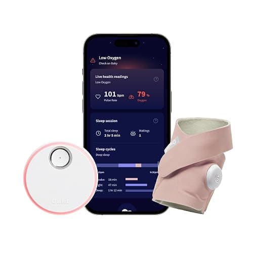 Owlet Dream Sock Smart Baby Monitor, Better Sleep for Baby & You | FDA-Cleared Monitor, Tracks Pulse Rate & Oxygen With Real-Time Alerts, Predicts Sleep Patterns, New Parent Essential - Image 1