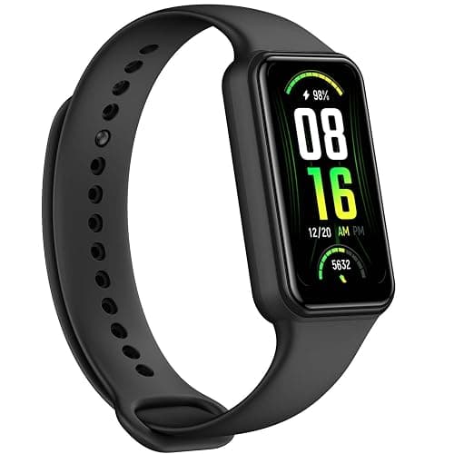 Amazfit Band 7 Activity Fitness Tracker for Men Women, 18-Day Battery Life, Alexa Built-in, 1.47”AMOLED Display, 24H Heart Rate & SPO₂ Monitoring, 120 Sports Modes, 5 ATM Water Resistant, Black - Image 1