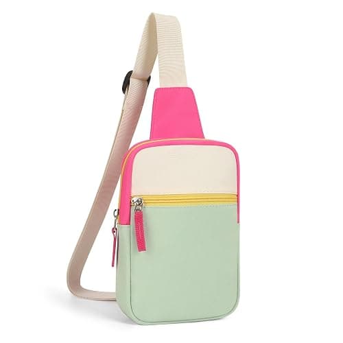 Birthday Gifts for 8 9 10 11 12 Year Old Teens Girls Kids, Fanny Pack Crossbody Bag Sling Belt Bags Purse, Dorm Travel Essentials for Girls Fashion, Preppy Tween Teen Girl Gift Trendy Stuff - Image 1