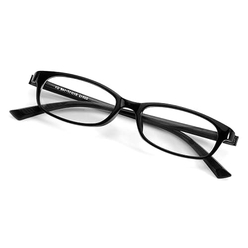 DreamCalf Trendy Fake Glasses Small Rectangle Y2K Eyewear with Anti Blue Light Protection for Women's Cosplay and Daily Style - Image 1