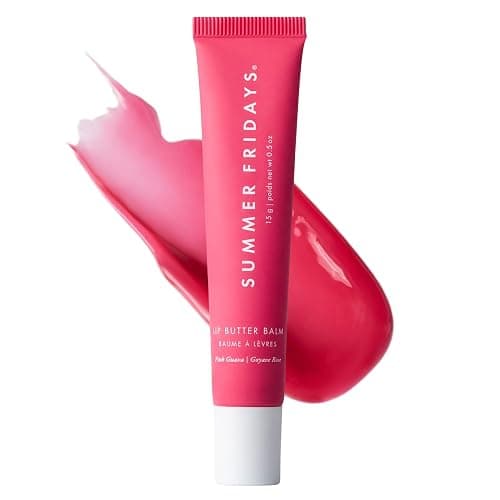 Summer Fridays Tinted Lip Butter Balm - Conditioning Vegan Lip Balm for Instant Moisture, Shine & Hydration - Sheer-Tinted, Soothing Skincare - Pink Guava (.5 Oz) - Image 1