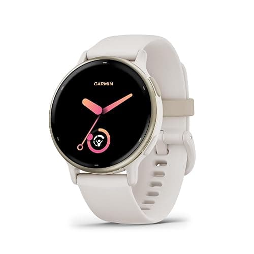 Garmin vívoactive 5, Health and Fitness GPS Smartwatch, AMOLED Display, Up to 11 Days of Battery, Ivory - Image 1