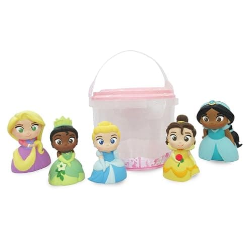Disney Store Girl's Bath Set (Disney Princess) - Kids Bath Accessories with Beloved Disney Characters - Colorful and Fun Bath Time Essentials for Kids - Suitable for All Ages - Image 1