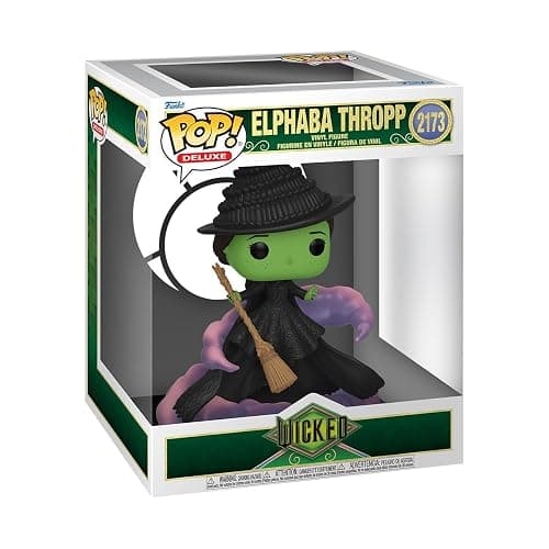 Funko Pop! Deluxe: Elphaba Thropp (Diamond Glitter) | Collectable Vinyl Figure, Gift Idea, Official Merchandise, Toys for Kids & Adults, Wicked Fans, For Collectors and Display - Image 1