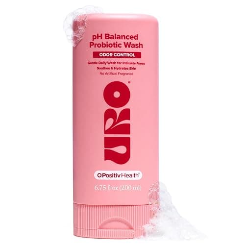 O Positiv URO pH Balanced Probiotic Wash – Odor Control, pH Balance, Dryness & Irritation Support for Intimate Areas – Probiotics & Lactic Acid – 6.75 oz (Pack of 1) - Image 1