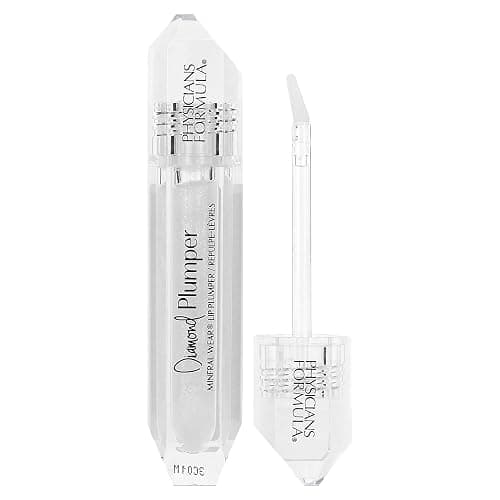 Physicians Formula Mineral Wear Diamond Lip Plumper Gloss, Dermatologist Tested, Diamond Marquise - Image 1