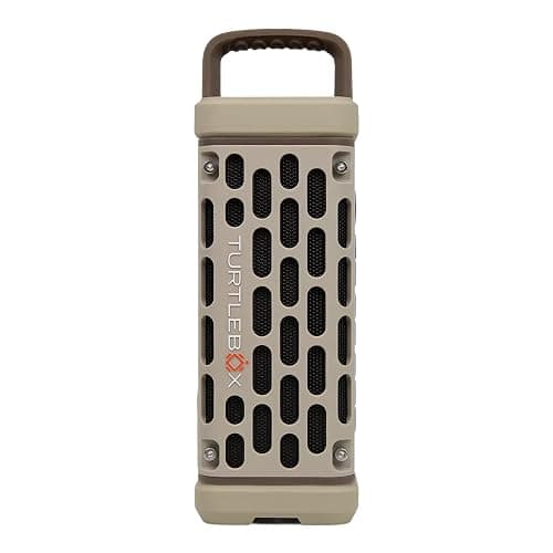 Turtlebox Ranger: Loud! Outdoor Portable Bluetooth 5.4 Speaker | Rugged, Waterproof, Ultra-Portable | Plays to 105db, Deep Bass, Shockproof, Unlimited Pairing for Full Stereo Experience, Tan - Image 1