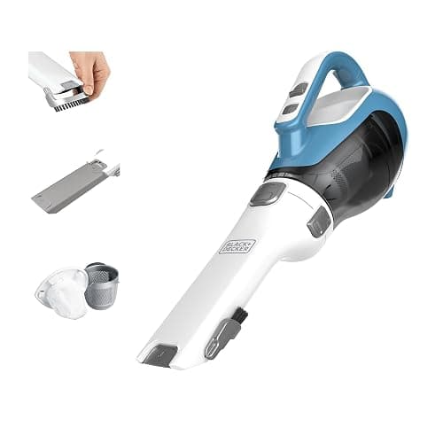 BLACK+DECKER dustbuster AdvancedClean Handheld Vacuum Cordless, Compact Home and Car Vacuum with Crevice Tool ,Rotating Nozzle and Charging Station, Large Dust Bowl (CHV1410L) - Image 1