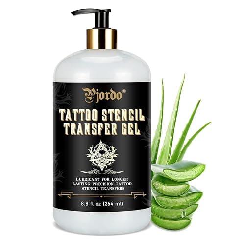 Pjordo Tattoo Stencil Transfer Gel Solution : for Transfer Stickers Paper, Tattoo Supplies Accessories for Tattoo Artists & Beginners - Image 1