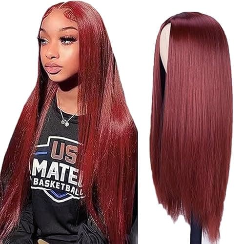 34 inch Echthaar Perücke Schwarz Frauen 4x1 Transparente Spitze vorne 150% Dichte Straight Wig Brazilian Virgin Human Hair Wig #33 Brown Wig 4x1 Lace Front Wig Human Hair - Image 1