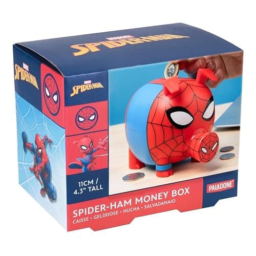 Marvel Comics Spiderman Spider Ham Money Box - Officially Disney Licensed Kids Gift & Bedroom Accessories | Paladone - Image 1