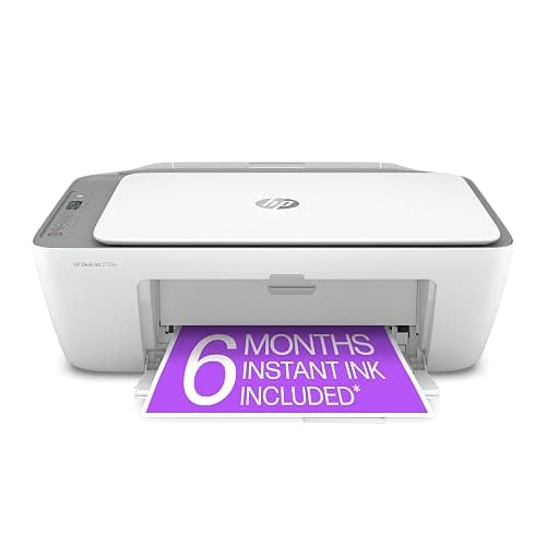 HP DeskJet 2755e Wireless Color Inkjet-Printer, Print, scan, Copy, Easy Setup, Mobile Printing, Best-for Home, 6 Month Instant Ink Trial Included, White (Packaging May Vary) - Image 1