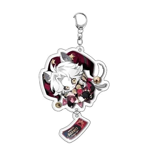 BDNXTV The Freak Circus Keychain Freak Circus Cartoon Character Key chain 2D Acrylic Keyring for Fans Party Supplies - Image 1