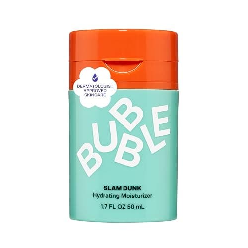Bubble Skincare Slam Dunk Hydrating Face Moisturizer - Lightweight Face Lotion With Vitamin E + Aloe Vera - Daily Facial Moisturizer for Normal + Dry Skin - Skin Care with Blue Light Protection (50ml) - Image 1