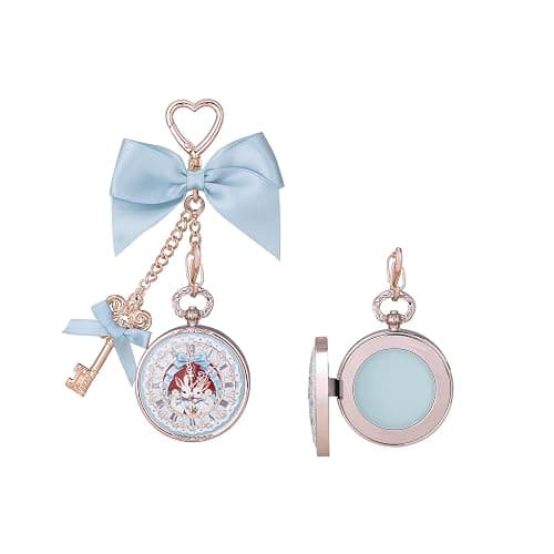 Flower Knows Bunny Garden Lip Balm & Bag Charm, Blue Keychain with Mirror | Long-Lasting Hydrating Lip Care with Nourishing Oils, Softening Formula, Gift-Ready Beauty Accessory (01 Creamy Blue) - Image 1
