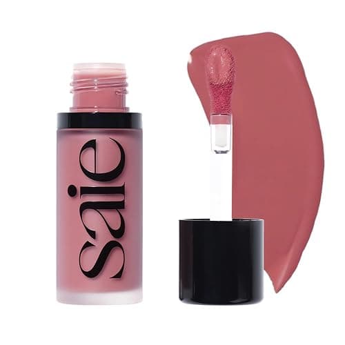 Saie Dew Liquid Blush for Cheeks - Hydrating Cream Blush Stick with a Blendable + Buildable Formula - Skincare Infused Dewy Cheek Tint for a Natural Flush - Glowy Makeup Essential - Chilly (.40 oz) - Image 1
