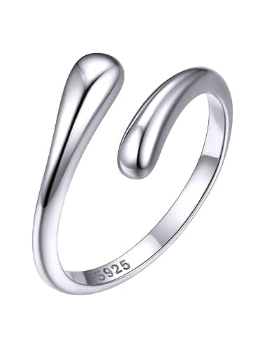 ChicSilver 925 Sterling Silver Toe Ring Minimalist Hypoallergenic Adjustable Band Ring Summer Beach Bare Foot Jewelry - Image 1