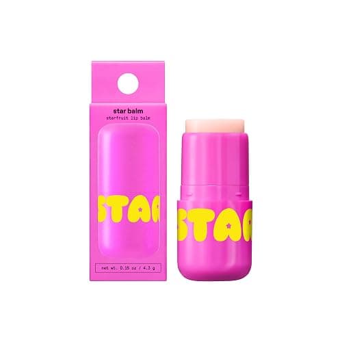 Starface Star Balm Starfruit, Hydrating Lip Moisturizer with Shea Butter, Cocoa Butter, and Coconut Oil, Juicy Starfruit Flavor, (0.15 oz) - Image 1