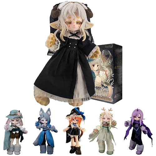niannyyhouse BJD Blind Box Figurines, Dedicated to Luna Series, 1/12 Scale, Ball Jointed Doll with Clothes, Action Figure Collectable (1PC) - Image 1