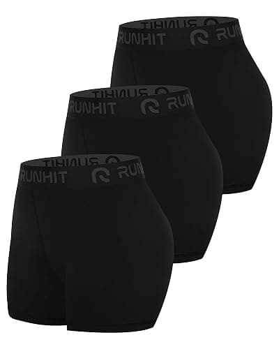 Runhit 3" Volleyball Shorts Womens 3 Pack Compression Shorts for Women Spandex Shorts Women Workout Athletic Yoga Gym - Image 1