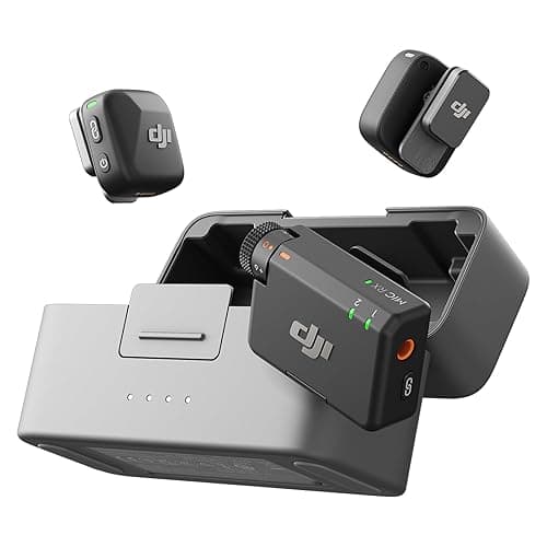DJI Mic Mini (2 TX + 1 RX + Charging Case), Wireless Lavalier Microphone for iPhone/Camera/Android, Ultralight, Detail-Rich Audio, 48h Use, Noise Cancelling, Automatic Limiting, Vlog, Streaming - Image 1