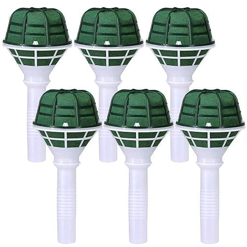 Winlyn 6 PCS Foam Floral Handle Bouquet Holders Handle Bouquet Holder for Floral Arrangement Foam Kit Wedding Supplies Bridal Fresh Flowers Silk Flowers Decoration - Image 1