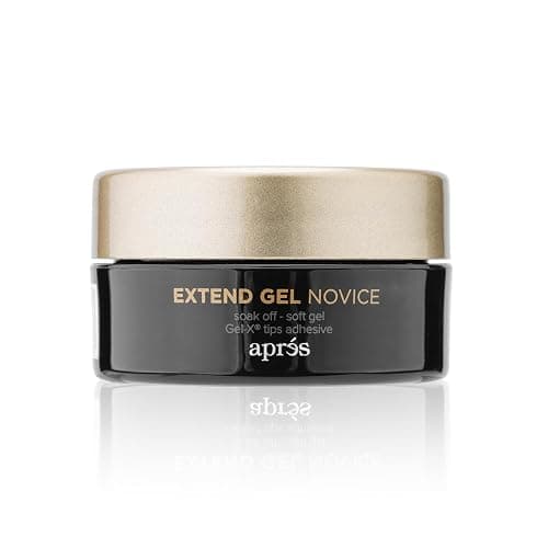 Apres Extend Gel Novice, Gel-X Nail Tips Adhesive, 15 ml Jar Edition, Soak Off - Soft Gel, HEMA-Free, Thick Consistency, Easy Application for Soft Gel Tips - Image 1