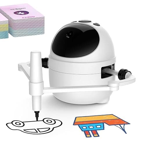 Drawing Robot for Kids Educational Toys, Robot Toys Creative Drawing Learning Kit with 150 Word Cards, Gift for Girls and Boys 4 5 6 7 8 Years Old - Image 1