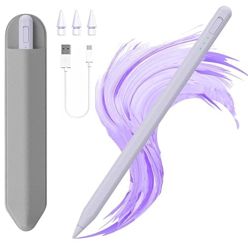 Stylus Pen for iPad11&10thGen,14Mins Faster Charge, with Pencil Holder,Palm Rejection, Tilt Sensitivity, for iPad Air11&13-inch(M3/M2), iPad Pro 11&13-inch (M4),iPad 6-11th,iPad Pro 11/12.9 inch - Image 1