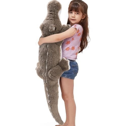 MorisMos Giant Alligator Stuffed Animal, 45 inch Soft Large Alligator Plush Toy, Big Stuffed Crocodile Gifts for Kids Boys Girls - Image 1