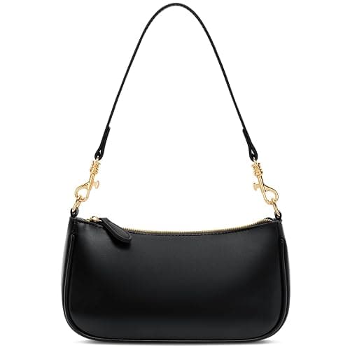 KKXIU Small Shoulder Bag for Women - Mini Purses for Women Vegan Leather Purse Classic Retro Handbag with Removable Strap - Image 1