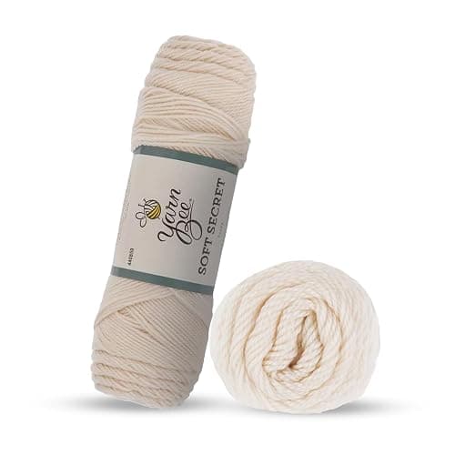 Yarn Bee Medium – Soft Skein – 300 Yards of 100% Acrylic Yarn for Crocheting Blankets, Hats, & More – DIY Handcrafting Accessories - Image 1