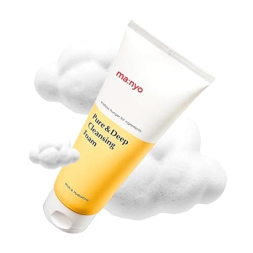MANYO Pure & Deep Cleansing Foam, Facial Cleanser, for Double Cleansing, Pore Cleaner, Blackhead Remover, Acne Face Wash, Korean Skin Care, 6.7 fl oz (200ml) - Image 1