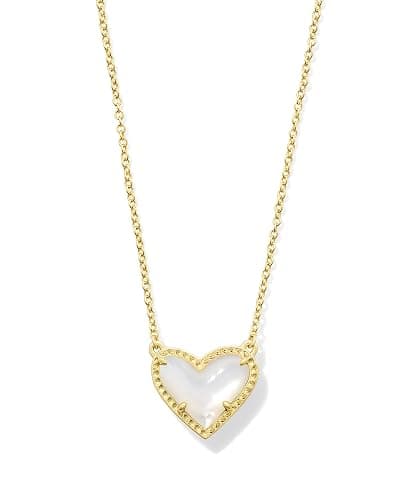 Kendra Scott Ari Heart Adjustable Length Pendant Necklace for Women, Fashion Jewelry - Image 1