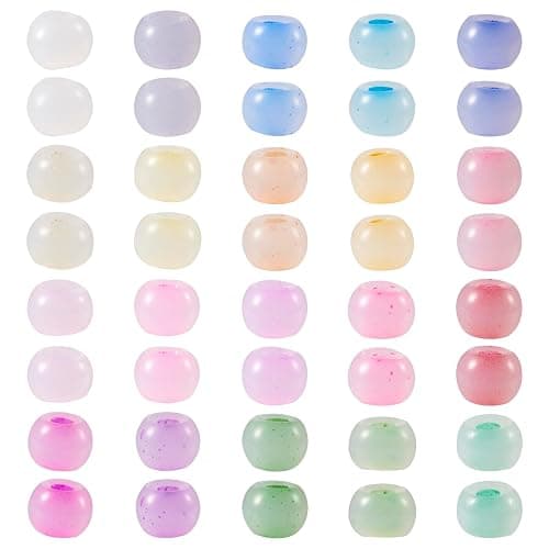 1500Pcs 4mm Lampwork Rondelle Seed Beads 20 Colors Pastel Crystal Pony Beads Bulk for Crafts DIY Friendship Bracelets Earring Beading Jewelry Making Supplies - Image 1