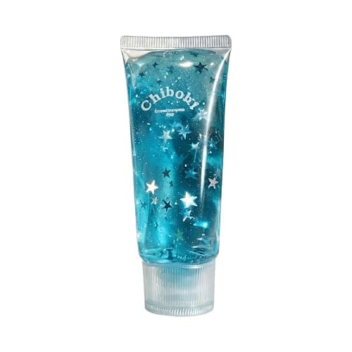 TREBIN Toothpaste Squishy Toy, Transparent Toothpaste Tube Squeeze Toy Glitter Squishies, Toothpaste Squeezable Jam Squishy for Sensory Tool, Paste Feel for ASMR & Anxiety Relief (Blue Gilttre Star) - Image 1