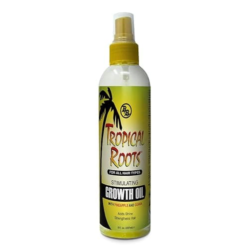 Bronner Brothers Tropical Roots Growth Oil, 8 Fl Oz - Image 1