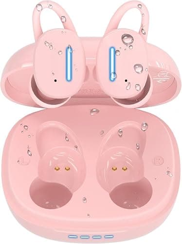 Wireless Earbuds, IPX8 Waterproof Touch Control, Bluetooth 5.3 in Ear Headphones with Charging Case, TWS Headset for Phone,Samsung,Android, Sport and Workout Deep Bass Microphone Earphones - Image 1