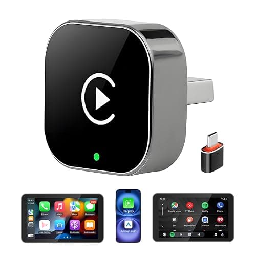 Wireless CarPlay Adapter 2026 Upgraded,CarPlay & Android Auto 2-in-1, Mini USB Design for Cars with Wired CarPlay,Fast Auto-Connect,Plug & Play,for Apple iOS 10+, Android 11+ Version - Image 1