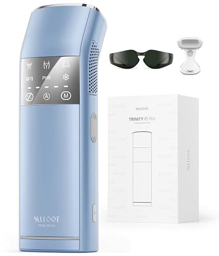 IPL Laser Hair Removal for Women and Men, 2 Lights, 2℃, 16.6 cm² Sapphire Ice Cooling for Sensitive Skin, 4-Pulse Mode for Ingrown Hair, Bikini, Face, Body Permanent Epilator Home Hair Removal Device - Image 1