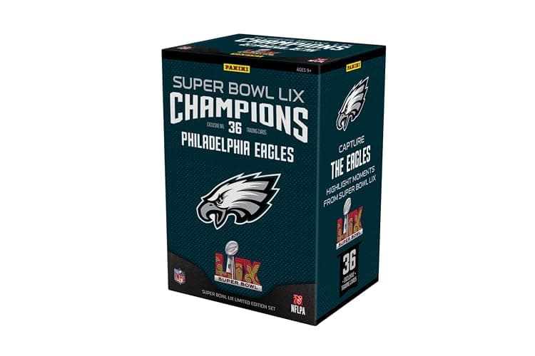 Panini Super Bowl LIX Champions Philadelphia Eagles Trading Cards Set, 36 Cards, Limited Edition, NFL Licensed - Image 1
