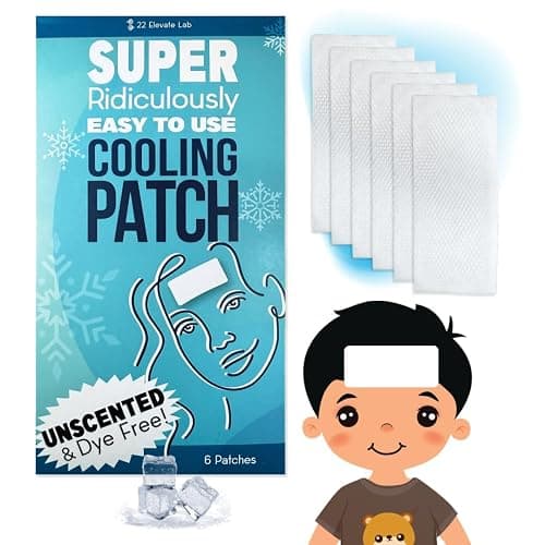 22 Elevate Lab Cooling Patches – Portable Soft Gel Pads for Refreshing Comfort & Temperature Relief – Air-Activated Reusable Design - Unscented and Dye Free – 6 Count - Image 1
