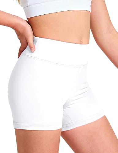 Somaibo Girls Dance Shorts Kids Bike Gymnastic Volleyball Cartwheel High Waisted Short for Youth - Image 1