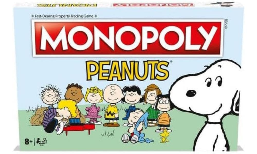Peanuts Monopoly - Juego de mesa edición inglesa, juego familiar para edades de 8 años en adelante - Image 1