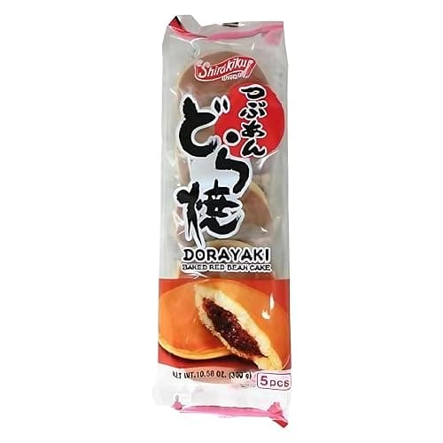 Shirakiku Dorayaki Red Bean Japanese Snacks – Mini Red Bean Pancakes from Japan – Sweet Asian Snacks, Popular Japanese Treat, 10.58 oz (Pack of 1) - Image 1