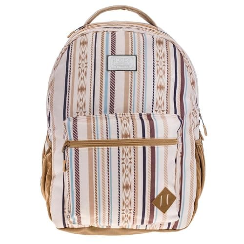 HOOEY Recess 25L Backpack - Durable Lightweight Daypack for Travel, Gym, & Outdoor Use - Spacious Main Compartment, Laptop Sleeve, Stylish Unisex Design (Cream/Tan Serape) - Image 1