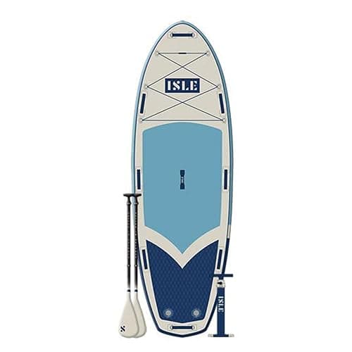 ISLE Megalodon Inflatable Stand Up Paddle Board & iSUP Bundle Accessory Pack - Up to 1,050 lbs Capacity — Durable, Lightweight, Stable — 12' L x 45" W x 8" OR 15' L x 56" W x 8" - Image 1