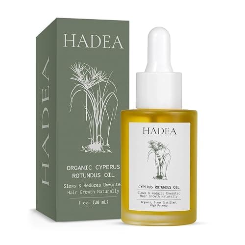 HADEA Cyperus Rotundus Oil to Reduce Hair Growth 100% Organic High-Potency Steam Distilled Cyprus Nutgrass Cypress Inhibitor | Cypress Rotundus Oil For Pcos, Hirsutism, Any Unwanted Hair 30ml - Image 1