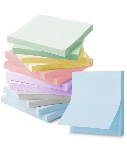 Mr. Pen- Sticky Notes, 3"x3", 12 Pads, 720 Sheets, Morandi Colors | Sticky Notes Bulk, Self-Stick Note Pads, Perfect for Office, School, Home, Study & Organization - Image 1