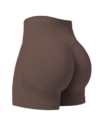 YEOREO Professional Women Workout Shorts 3.6" Scrunch Shorts Seamless High Waisted Contour Gym Yoga Biker Shorts - Image 1
